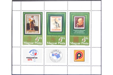 International Stamp Exhibitions - Madrid, Melbourne, Stuttgart